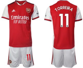 FC Arsenal London Trikot Home 2022 Torreira 11# Herren rot Kurzarm + Kurze Hosen