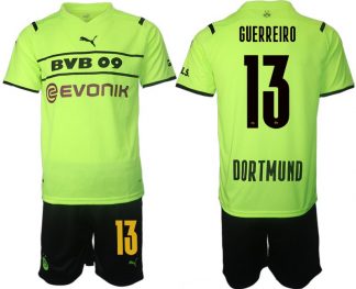 BVB Borussia Dortmund 2022 CUP Trikot gelb/schwarz mit Aufdruck GUERREIRO 13