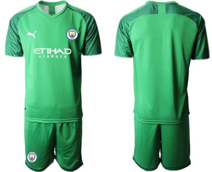 Herren Manchester City Uruguay Torhüter Grün Günstige Trikot