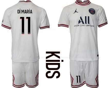 DI MARIA 11 Paris Saint-Germain 4th Shirt 2022/23 Fourth Trikot PSG weiß