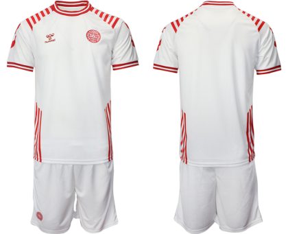 Hummel Dänemark 2022 Limited-Edition Trikot Weiß mit Roten