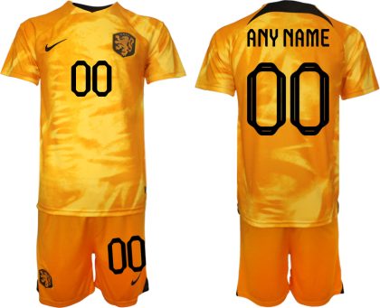 Neuen Niederlande Heimtrikot WM 2022 Orange Fußballtrikot Herren Sale