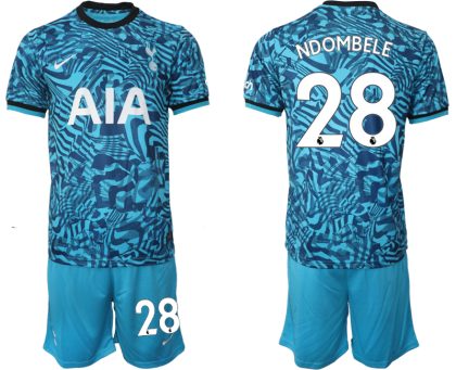 Bestseller Herren Tottenham Hotspur Drittes Trikot 2023 mit Namen NDOMBELE 28