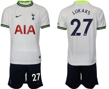 LUKAKS 27 Tottenham Hotspur 2023 Heim Trikot weiß marineblau Fußball Trikot Outlet