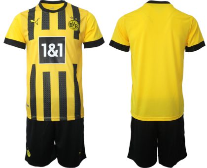 Neues Herren BVB Borussia Dortmund Heimtrikot 2023 Gelbe Schwarz Trikotsatz Verkauf