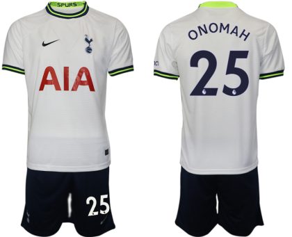 ONOMAH 25 Tottenham Hotspur 2023 Heim Trikot weiß marineblau Fußball Trikot Outlet