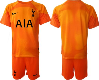 Herren Tottenham Hotspur 2023 Torwarttrikot Kurzarm Fußballtrikot Trikotsatz On Sale