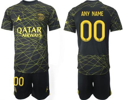 Personalisierbar Herren Paris Saint-Germain PSG 2023 Auswärtstrikot Trikotsatz Kit