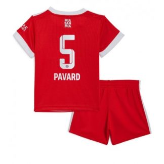 Kinderheim Trikot Bayern München 2022-23 Kurzarm Trikotsatz Benjamin Pavard 5