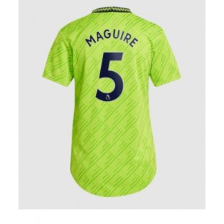 Frauen Kurzarm Manchester United 3rd trikot 22-23 Grün Harry Maguire 5