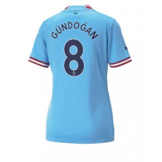 Neuen Damen Trikots Manchester City Heimtrikot 2022-23 Kurzarm Ilkay Gundogan 8