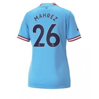 Neuen Damen Trikots Manchester City Heimtrikot 2022-23 Kurzarm Riyad Mahrez 26