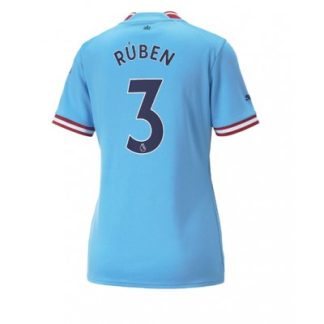 Neuen Damen Trikots Manchester City Heimtrikot 2022-23 Kurzarm Ruben Dias 3