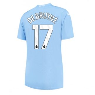 Kaufe Frauen Manchester City Heimtrikot 2023-24 Kurzarm Kevin DE BRUYNE 17