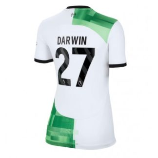 Frauen Fußballtrikot Bestellen Liverpool Auswärtstrikot 2023-24 Darwin Nunez 27