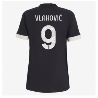 Günstige Frauen Fußballtrikot Juventus 3rd trikot 2023-24 Kurzarm Dusan Vlahovic 9