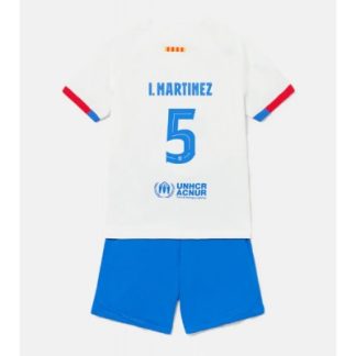 Kindertrikot FC Barcelona Auswärtstrikot 2023-24 Fußballtrikot Trikotsatz Inigo Martinez 5