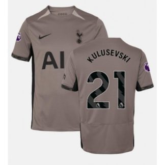 Günstige Fußballtrikots Herren Tottenham Hotspur 3rd trikot 2023-24 Kurzarm Dejan Kulusevski 21