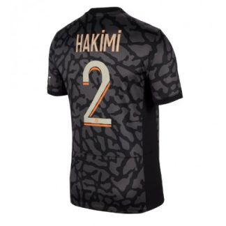 Herren Paris Saint-Germain PSG 3rd trikot 2023-24 Kurzarm Achraf Hakimi 2