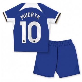 Kinder Trikotsatz Chelsea Heimtrikot 2023-2024 in blau Mykhailo Mudryk 10