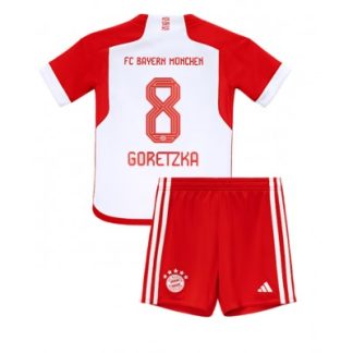 Kindertrikot Bayern München 2023-2024 Heimtrikot Trikotsatz Leon Goretzka 8