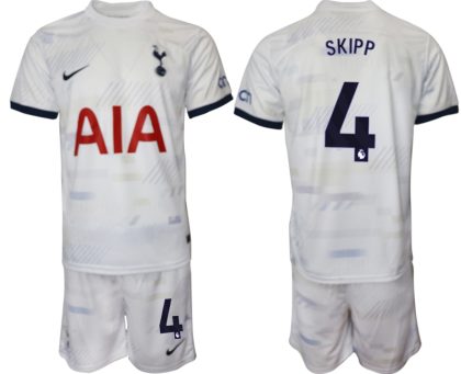 Günstige Fußballtrikots Herren Trikotsatz Tottenham Hotspur Heimtrikot 2023-24 Oliver Skipp 4