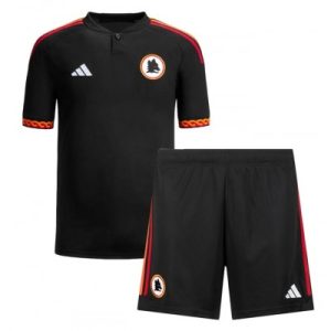 Günstige Fußballtrikots Set AS Roma 3rd trikot Kinder 2023-24