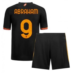 Günstige Fußballtrikots Set AS Roma 3rd trikot Kinder 2023-24 Tammy Abraham 9