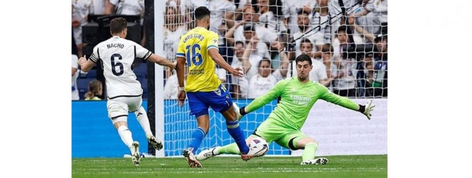 Courtois im Finale der Champions League