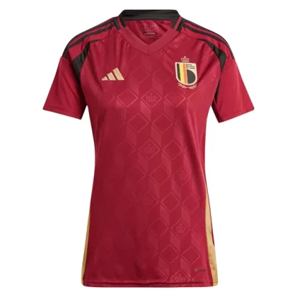 Damen Belgien EURO 2024 Heimtrikot EM 24-25 Kurzarm