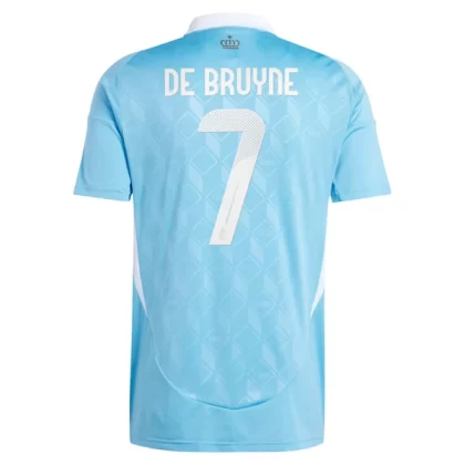 Fußballtrikot Kaufen Belgien EURO 2024 Auswärtstrikot EM 24-25 Kevin De Bruyne 7