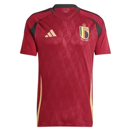 Fußballtrikot Kaufen Belgien EURO 2024 Heimtrikot EM 24-25 Kurzarm