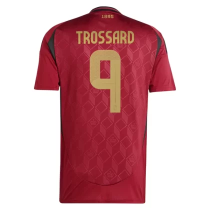 Fußballtrikot Kaufen Belgien EURO 2024 Heimtrikot EM 24-25 Leandro Trossard 9