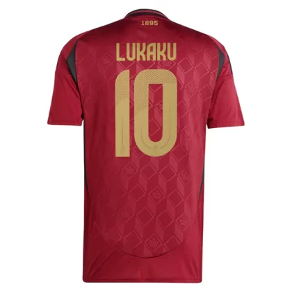 Fußballtrikot Kaufen Belgien EURO 2024 Heimtrikot EM 24-25 Romelu Lukaku 10