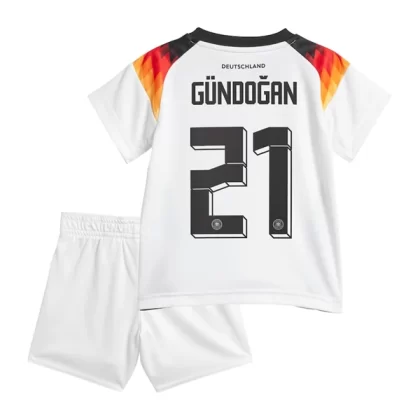 Deutschland Nationalmannschaft DFB EM 2024 Heimtrikot Kinder trikotsatz Ilkay Gundogan 21