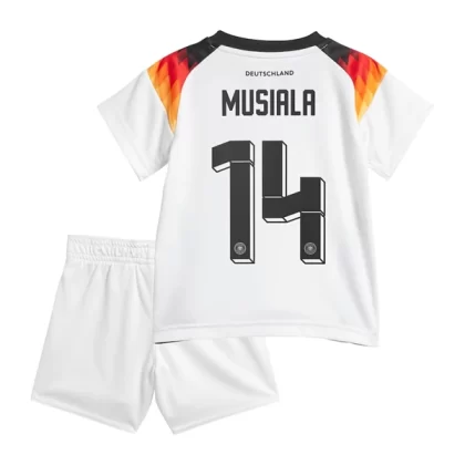 Kinder Fußballtrikots Deutschland Nationalmannschaft DFB EM 2024 Heimtrikot Jamal Musiala 14