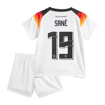 Neuen Kinder Deutschland Nationalmannschaft DFB EM 2024 Heimtrikot Leroy Sane 19